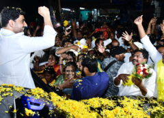 Minister Lokesh is supported by the people at every step.